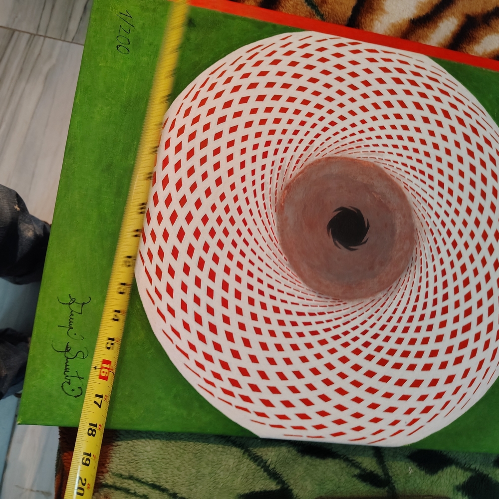 Red and White Decorative Roll